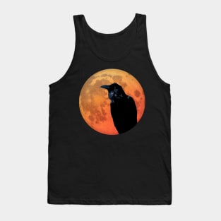 Raven on the blood moon Tank Top